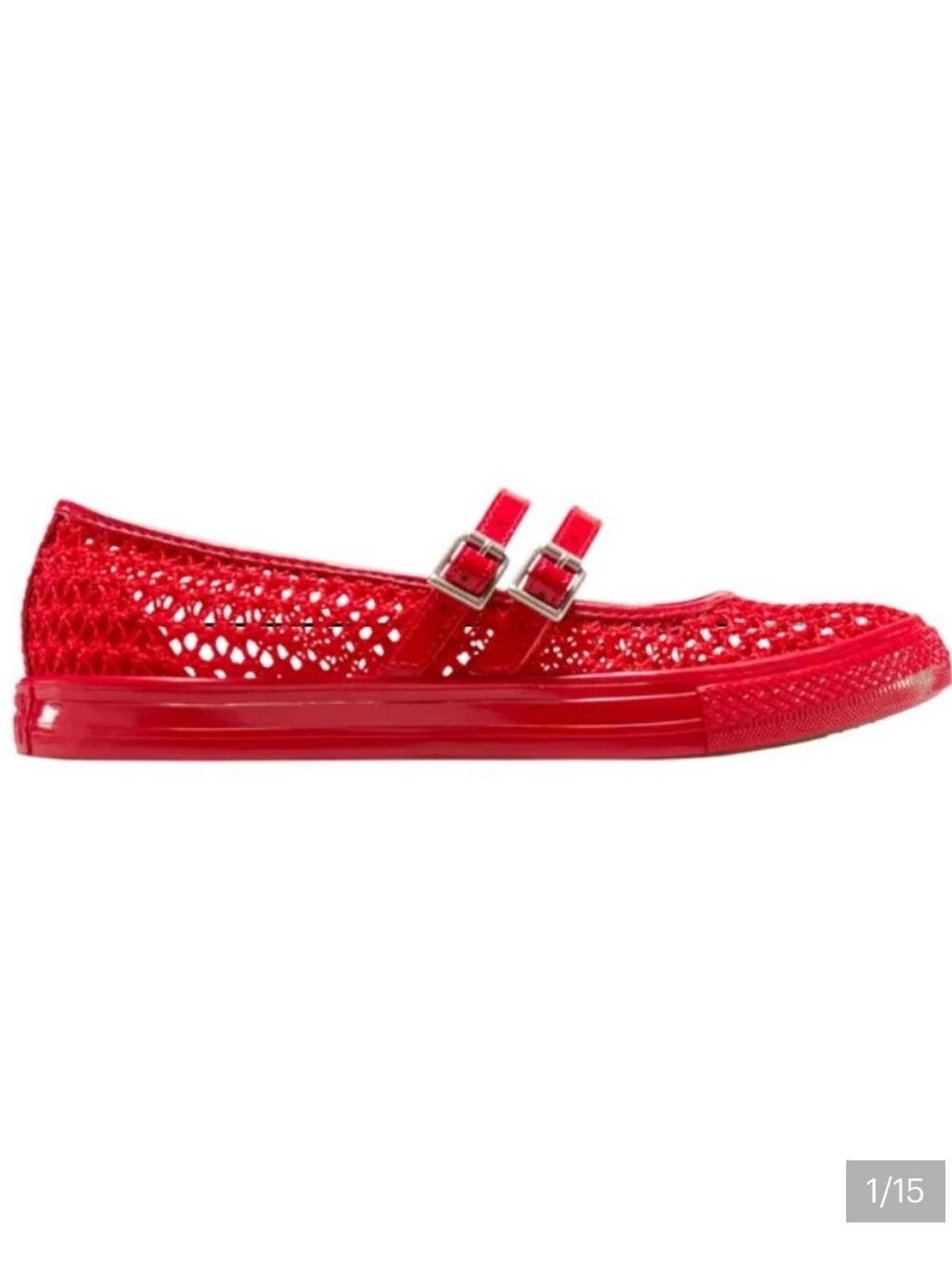 Converse Chuck Taylor All Star Dainty Mary Jane Knit Red Size 9
